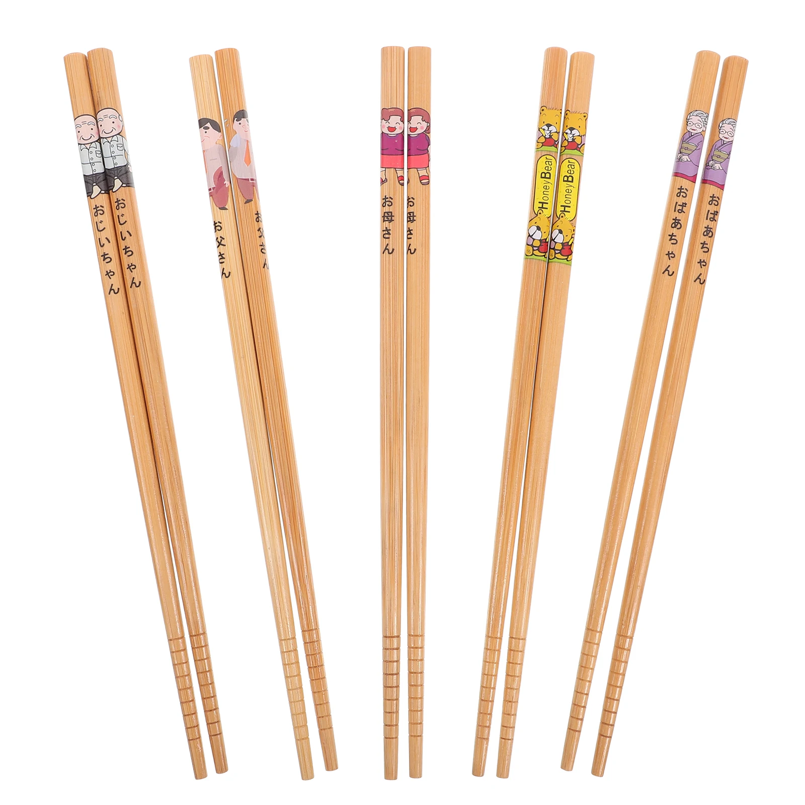

5 Pairs Chopsticks Gift Box Chinese Asian Utensil for Cooking Multifunction Japanese Food