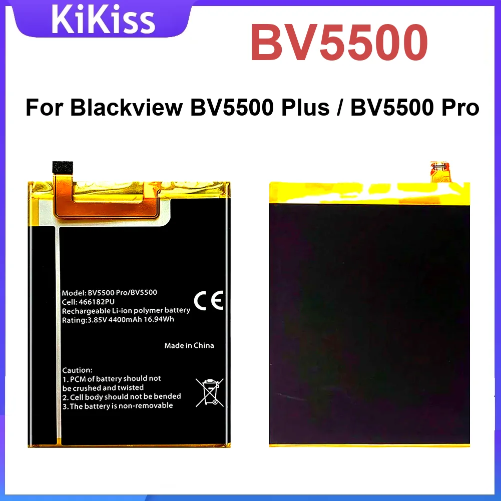 

4400 мАч BV5500 аккумулятор мобильного телефона для Blackview Plus Pro с быстрой зарядкой