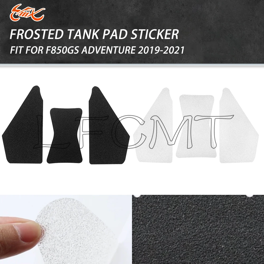 

Motorcycle Anti-Slip Fuel Tank Traction Side Pad Frosted Tank Pad Protector Decals Fit for F850GS F 850 GS Adventure 2019-2021