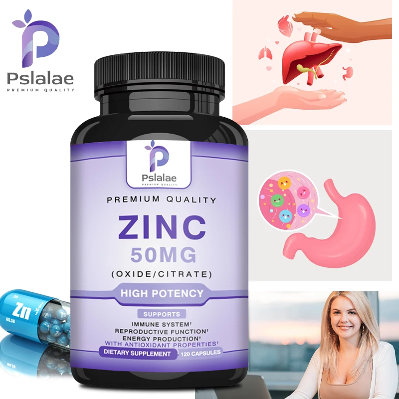 Zinkergänzungsmittel – Überlegene Zinkabsorption steigert die Immununterstützung, Schlaf und Energie, unterstützt die Atemgesundheit