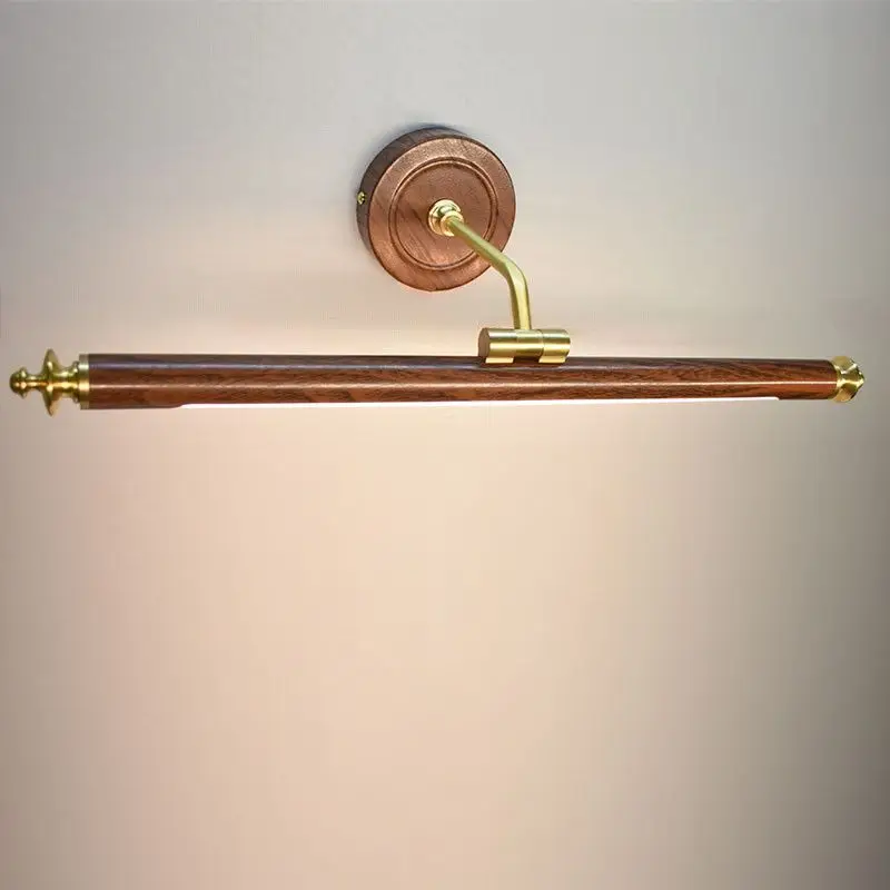 

Full copper mirror headlight mural light simple led photo mural light