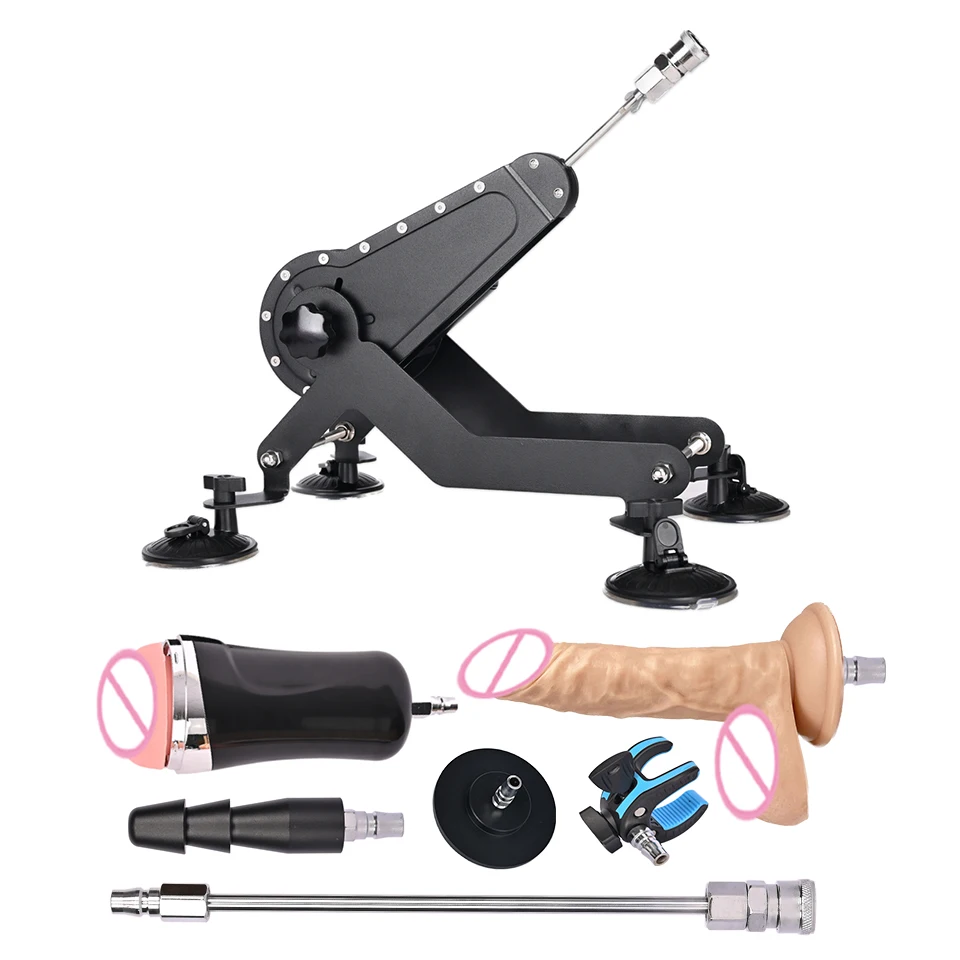 

VAZEEK 210° Adjustable Sex Machine Automatic Love Machine Masturbation Pumping Gun with Different Attachment for Women