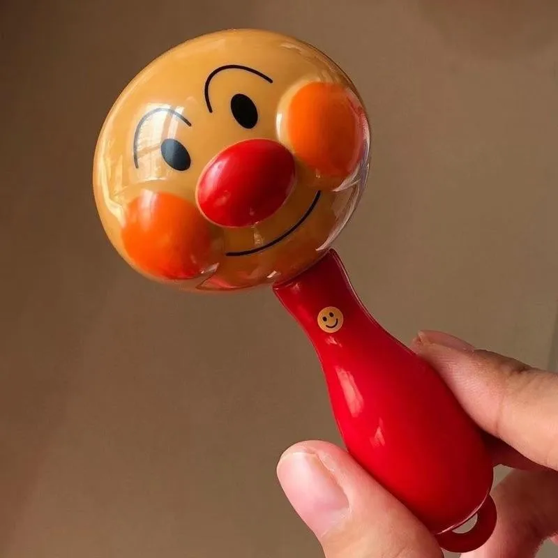 Spot Drop-shipping Anpanman Sand Hammer Hand Ringing Toy Drumming Little Moon Age Baby and Toddler Grasp Puzzle Batch
