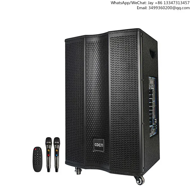 

Мощная 15-дюймовая деревянная мультимедийная колонка для караоке и диджеинга с FM-радио, раскрашенная вручную (Вьетнам, Камбоджа), ХИТ ПРОДАЖ, для вечеринок