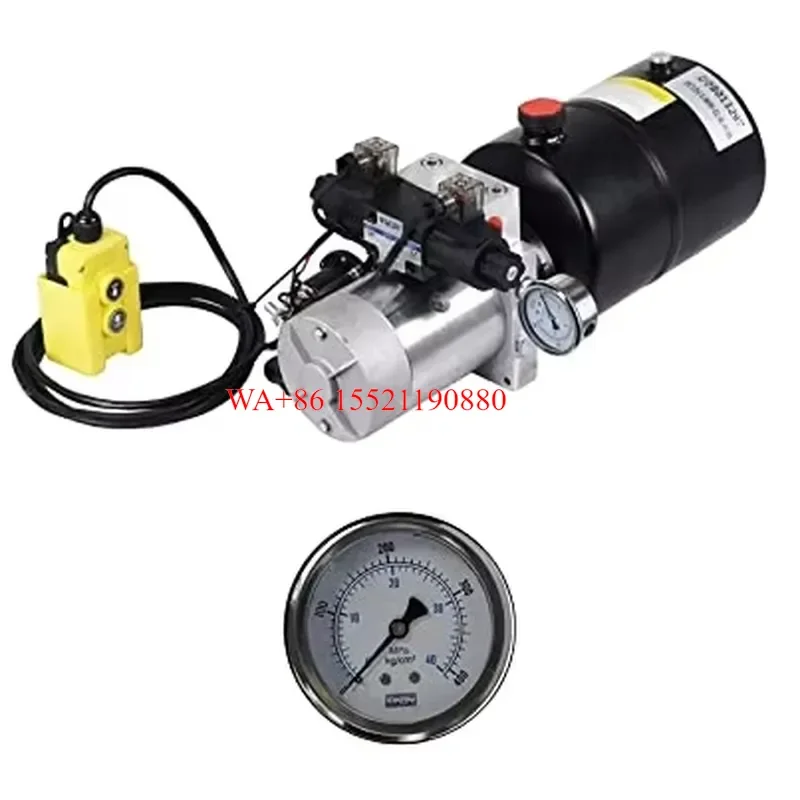 WMWMNU for Lasting Provide Portable Mini Hydraulic Power Pack Unit Pump Motor 220V 12V 24V 48V Power Unit