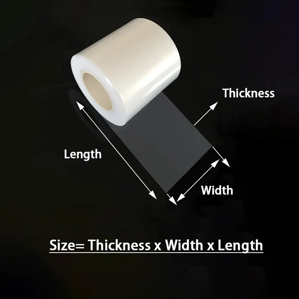 1m PTFE Film Sheet Thickness 0.03/0.05/0.08/0.1/0.2mm White High Temperature Plate Processing Accessories