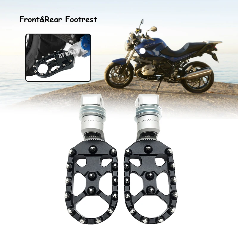 

R1200R Adjustable Front Footrest Rear Footrest Foot Pegs Foot Rest Footpegs For BMW R1200S R1200ST R1200 R/S/ST 1200R 2006-2014