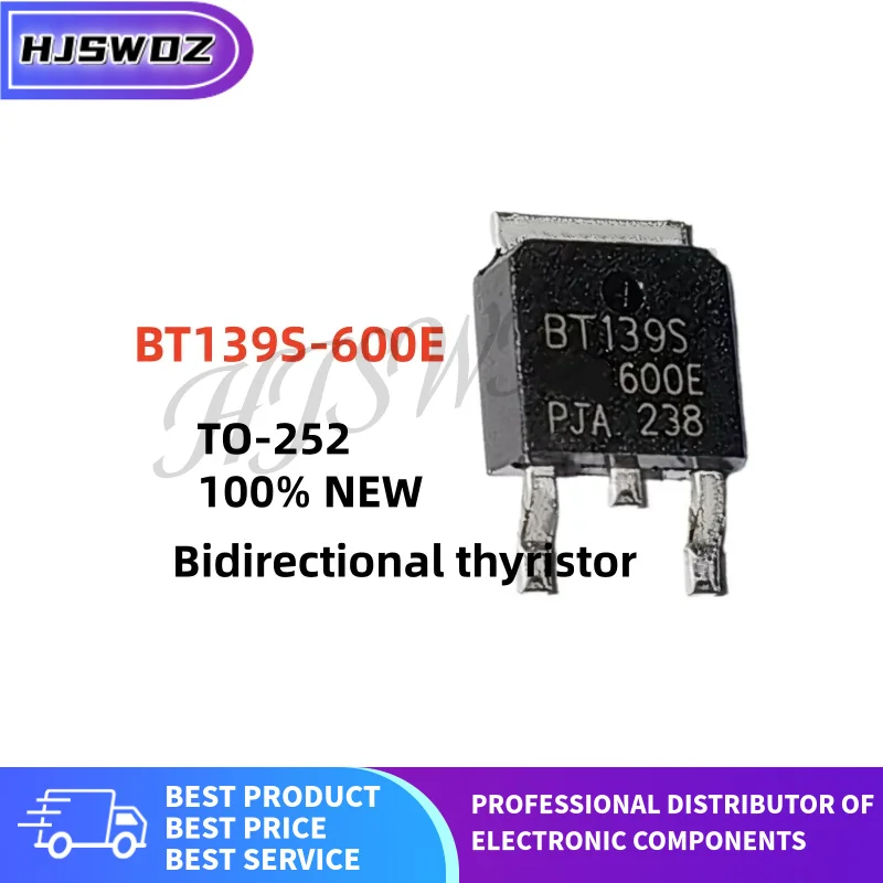 10~100Pcs 100% New BT139S-600E BT139S 600E BT139S600E TO-252 Bidirectional thyristor