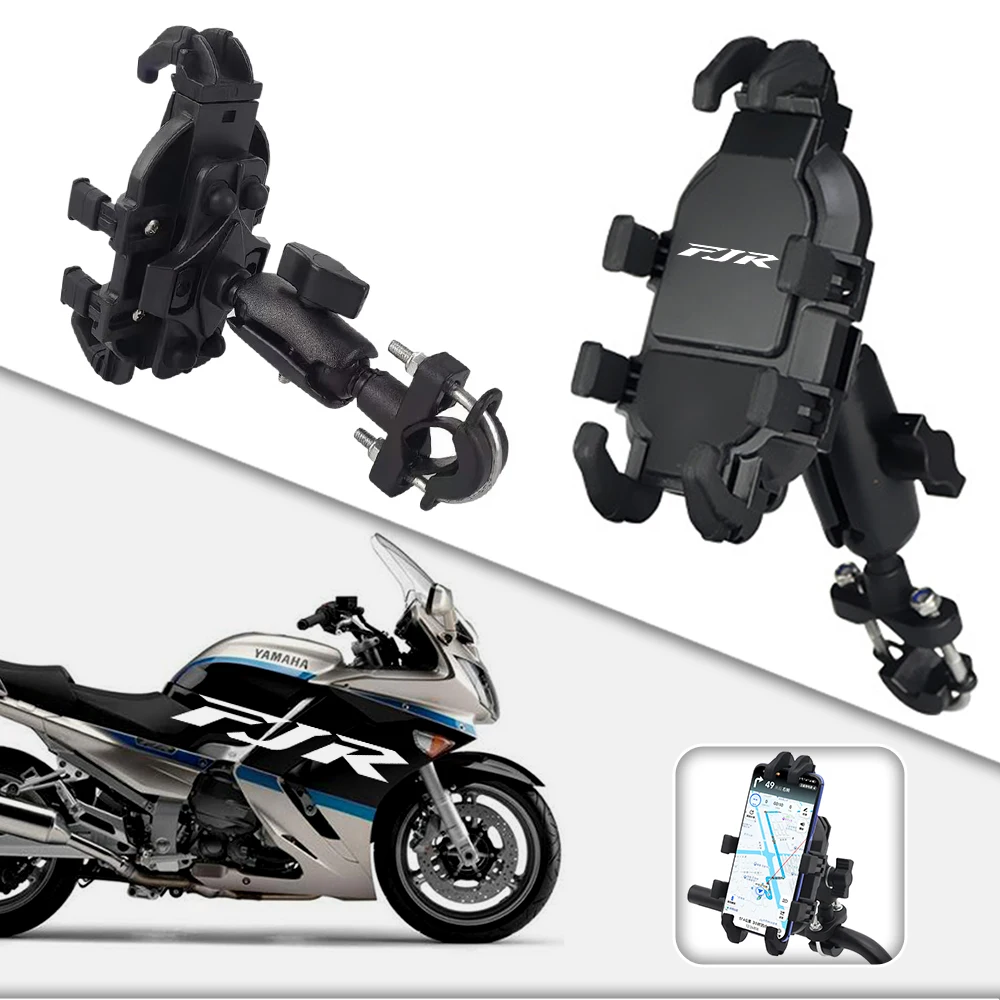 Motorcycle Phone Mount Non-Slip Pad Anti-Rust Anti-Shake Holder For XJR300 XJR 1300 XJR1200 FJR FJR1300 1200 XJ6 XJ6 XJ6F XJ6N