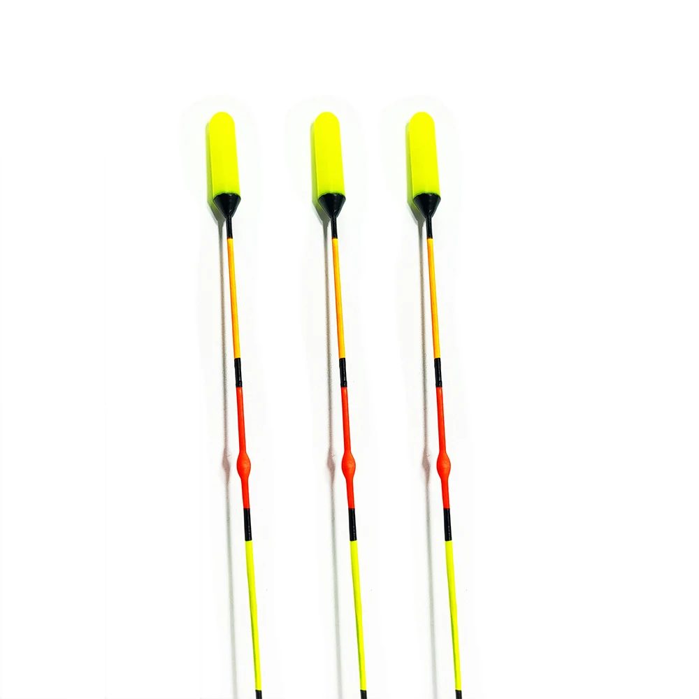 هاري تعويم المياه العذبة ذيل طويل 6 نقاط تعويم إلكتروني سمك الشبوط الصليبي أسفل رفع الصيد تعويم #5