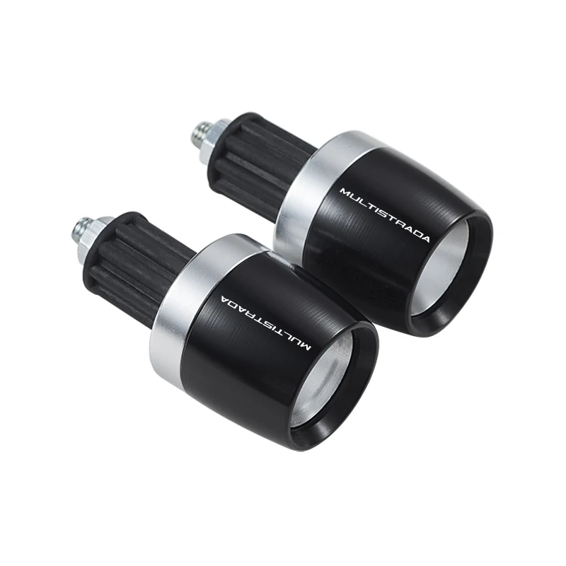 Para Ducati Multistrada 950 1100 1200 1200S/GT 1260 S V4S V4 V2 V2S empuñaduras de manillar de motocicleta extremos tapa de manillar tapón final