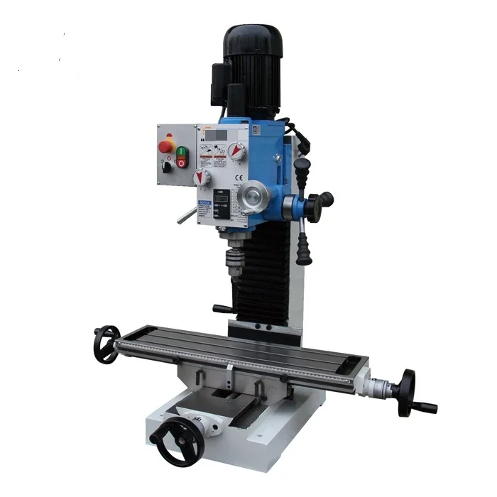 High precision manual milling machine for desktop metal processing