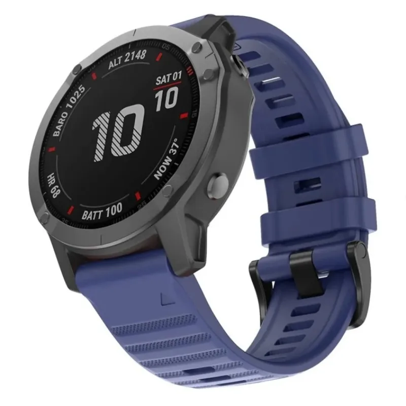 Correas de silicona para reloj inteligente Garmin Fenix, pulsera de 26 y 22 MM para modelos 6X, 6, 6S Pro, 7X, 7, 5, 5X, 5S Plus