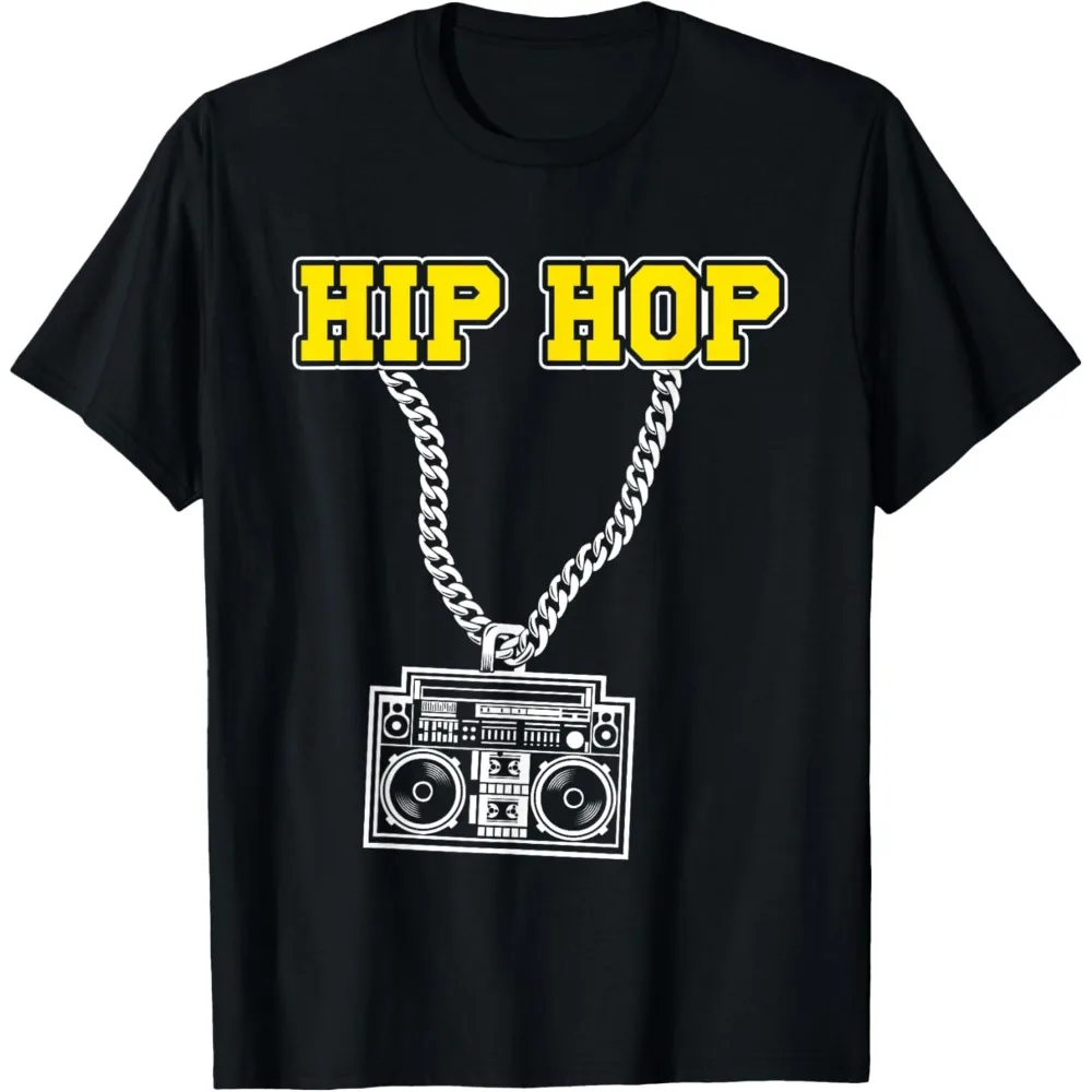 Hip Hop Rap Rapper Graffiti Musician Street Dance Breakdance T-Shirt Comfortable Personality Breathable Camisetas