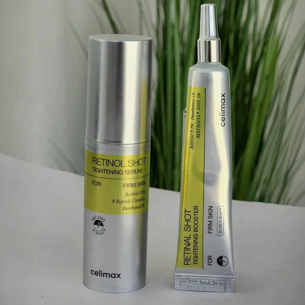 Original Celimax Retinol Shot Tightening Serum Booster Firm Retinal Panthenoloriginal Cream Remove Wrinkle Aging Pore VITA-A Set