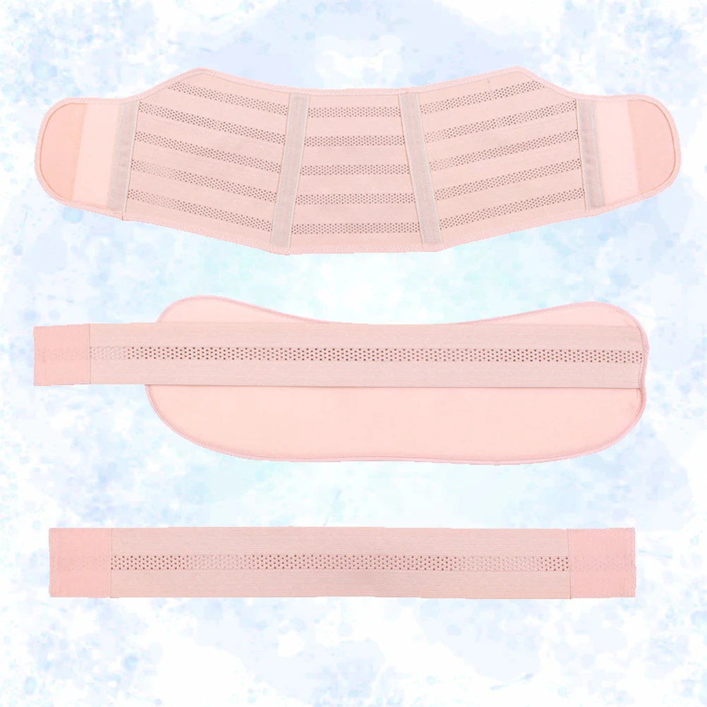 حزام دعم شريط البطن للحمل مع خطاف وحلقة إغلاق سهل التعديل لزراعة عثرة يمنع علامات التمدد عارية Xl