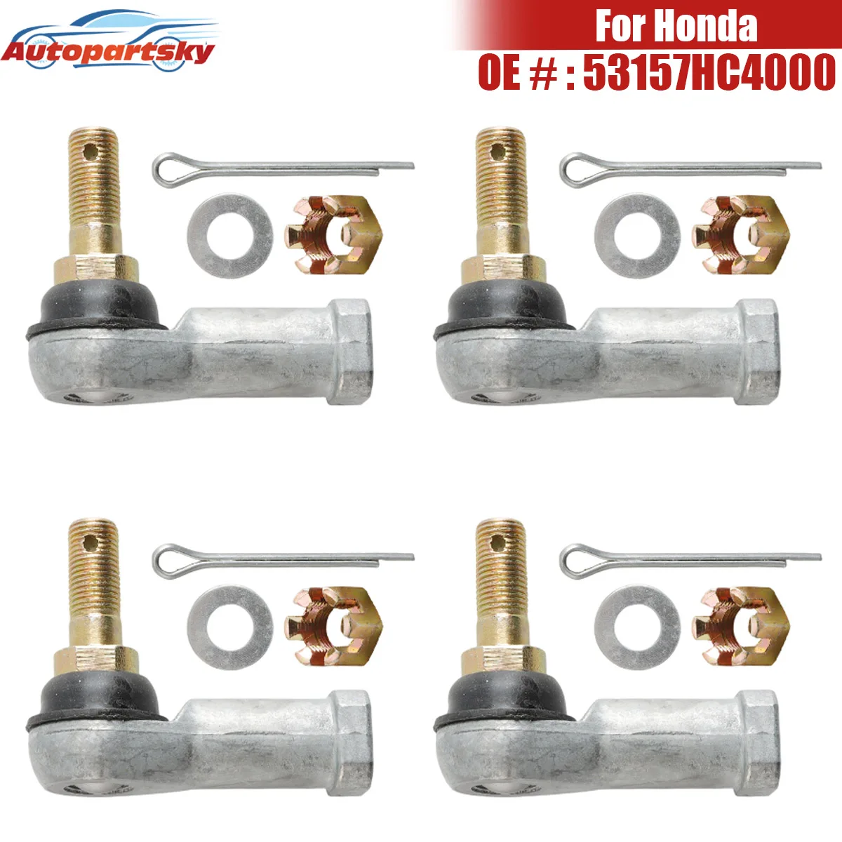 Automotive Aarts – Juego De 4 Rótulas De Dirección 53157Hp5003 53158Hm5A11 Hn8003 Hp0A01 Hc4000 Para Honda Foreman Rubicon Trx500 2001-2019 — -27%, 14.77€ Coupon, from 37.99€ – 27% descuento – €37.99