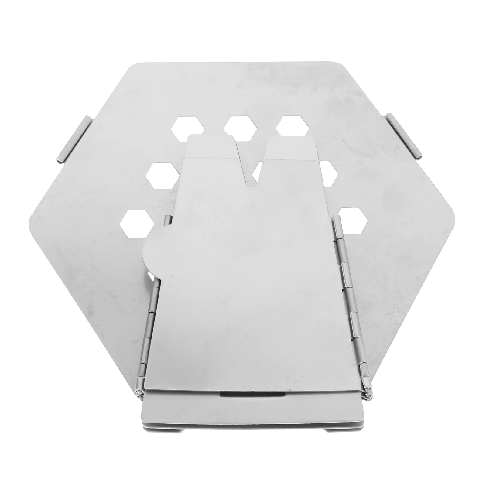 

Premium Stainless Steel Folding Wood Burning Stove Outdoor Portable Pocket Camping Stove Lightweight Windshield Design