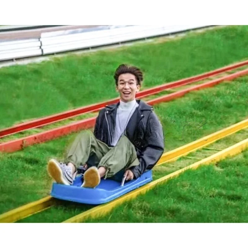 Scenic Action Amusement Park Outdoor Challenge Riding Game Alpine Monorail Coaster Downhill