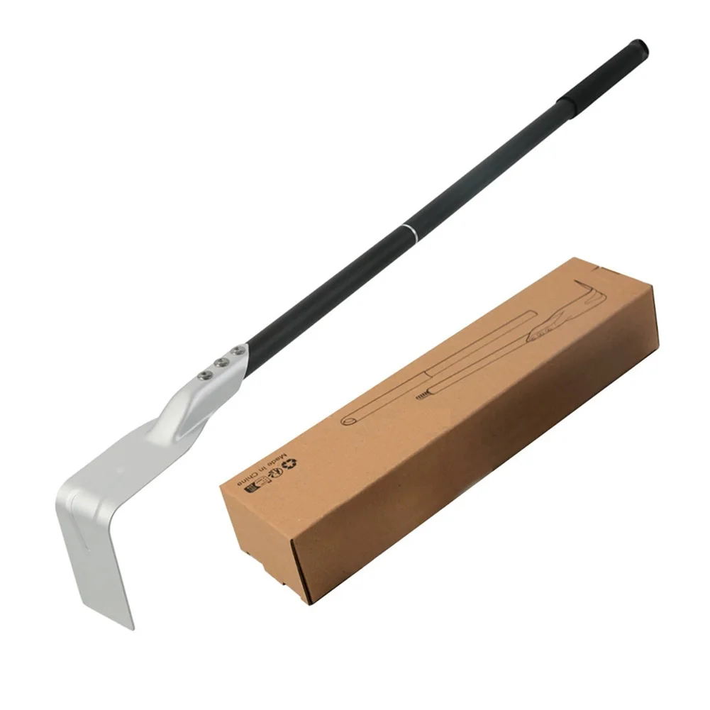 Fireplace Grill Charcoal Scraper with Aluminium Handle for Effective Cleaning of Residual Charcoal and Ash on Cooking Surfaces