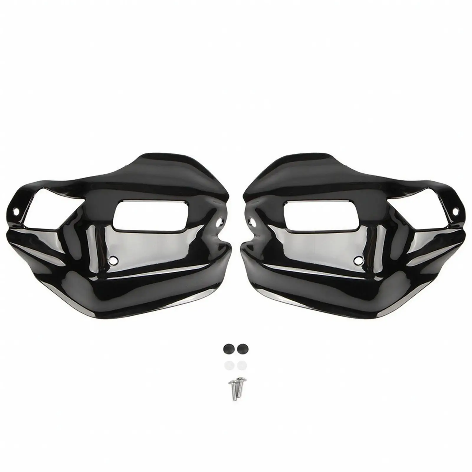 Motorcycle Windshield Hand Protector Extension Kit for Enduro Touring Bikes Wind Shield Pair