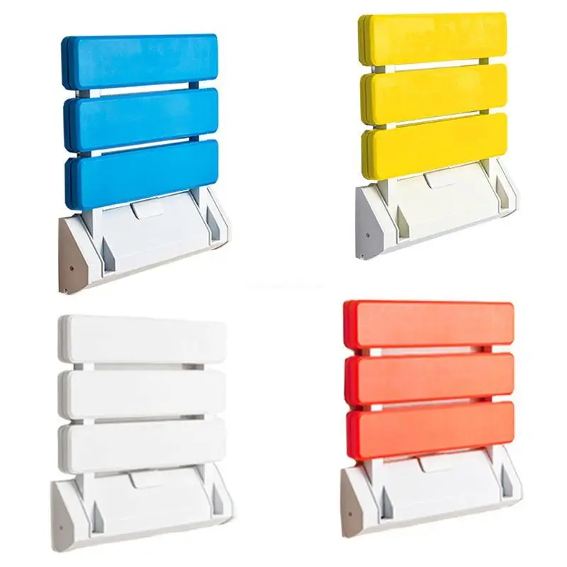 

Wall Mounted Shower for Seat Bathroom Shower Folding for Seat Folding Beach Bath shower Stool Toilet Shower Chair Dropship