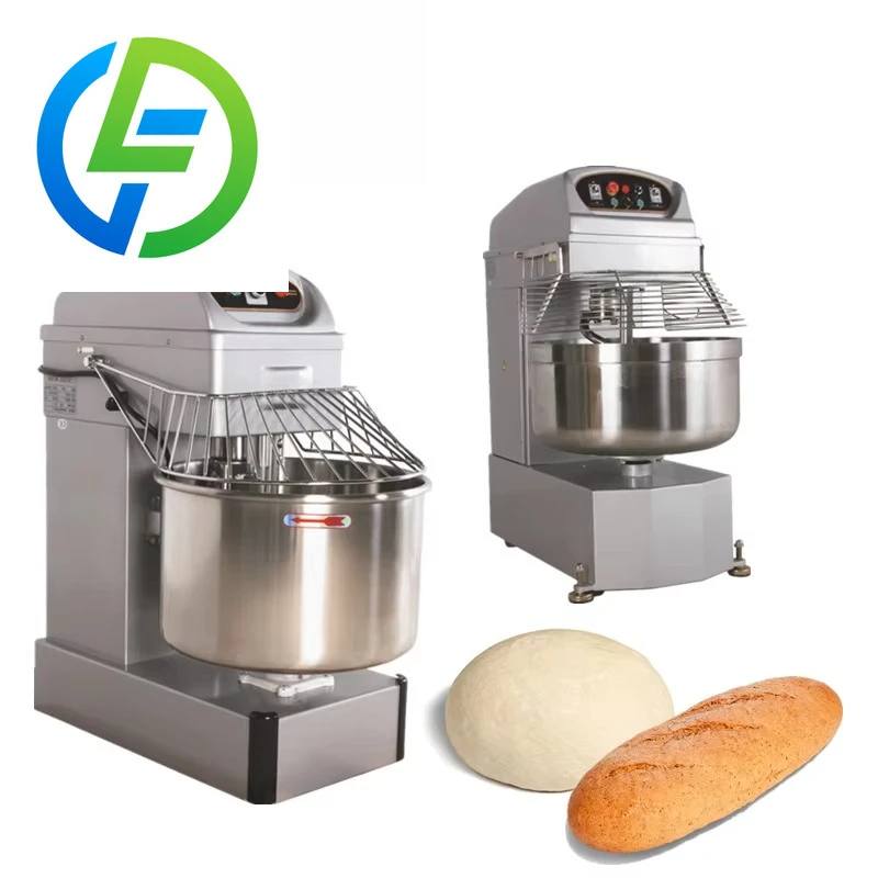 75kg 50kg 40kg 32kg 25kg 20kg CE Commercial Kneading Machine French Bread Cassava Flour Smart Spiral Dough Mixer for Sale Prices