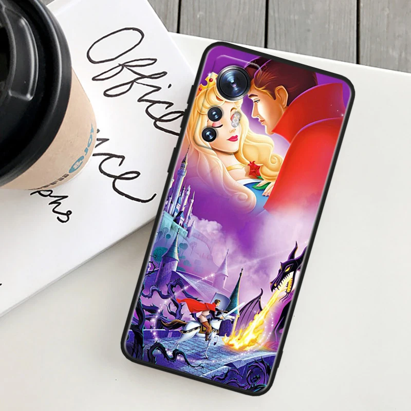 Disney Sleeping Beauty For Xiaomi Mi 10T 10S 9T 9 SE 8 A3 A2 A1 6X 5X CC9E Note 10 Lite Pro Mix 3 Black Soft Phone Case