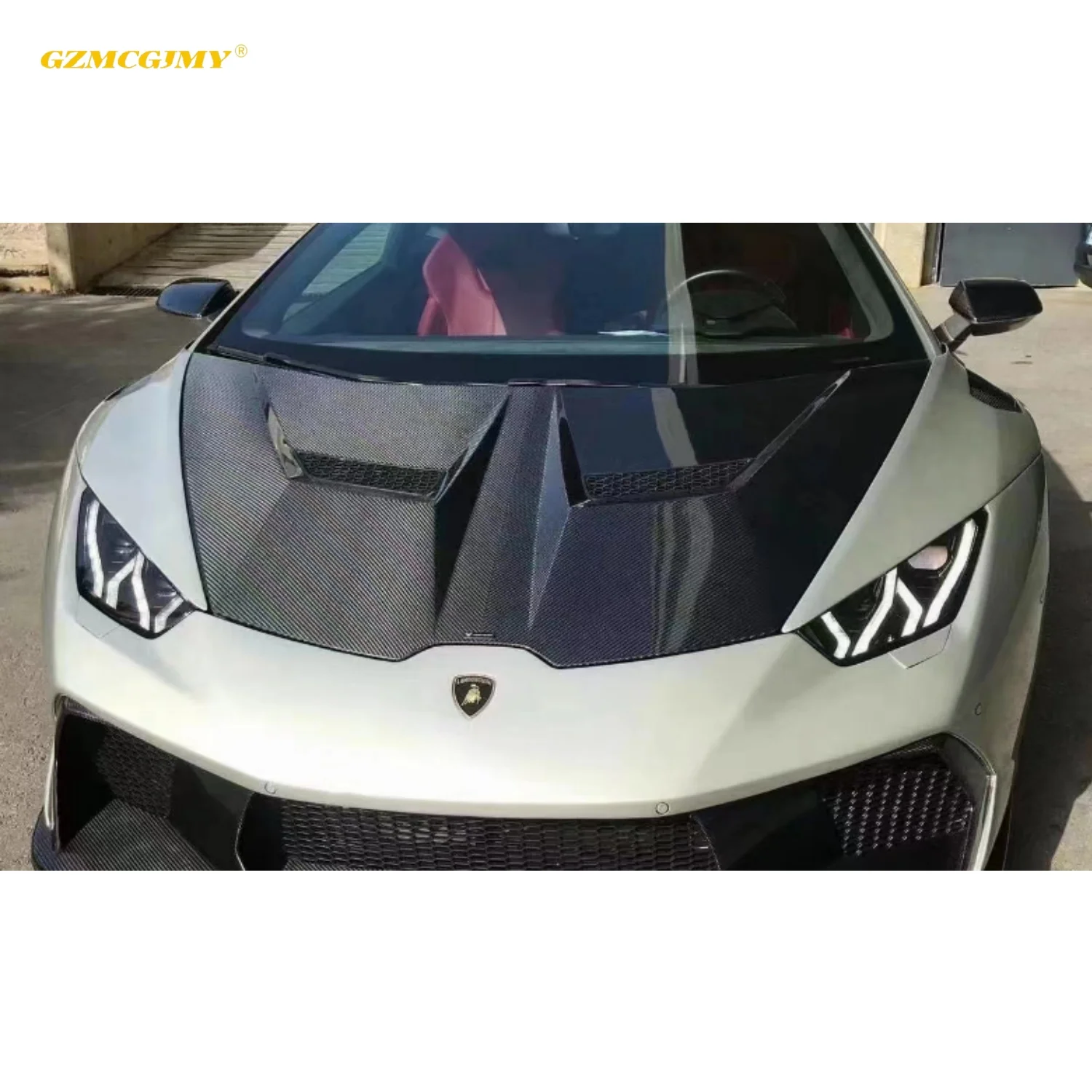 High quality 580 610 car hood suitable for Lamborghini Huracan 580 610 EVO V style dry carbon fiber hood