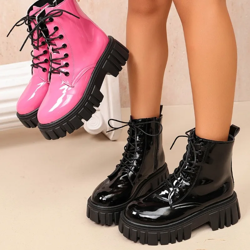 Spring and Autumn Women's Vintage Shoes Comfortable High Heel Ankle Boots New Women Side Zipper Anti Slip Fashionable Ankle Boot