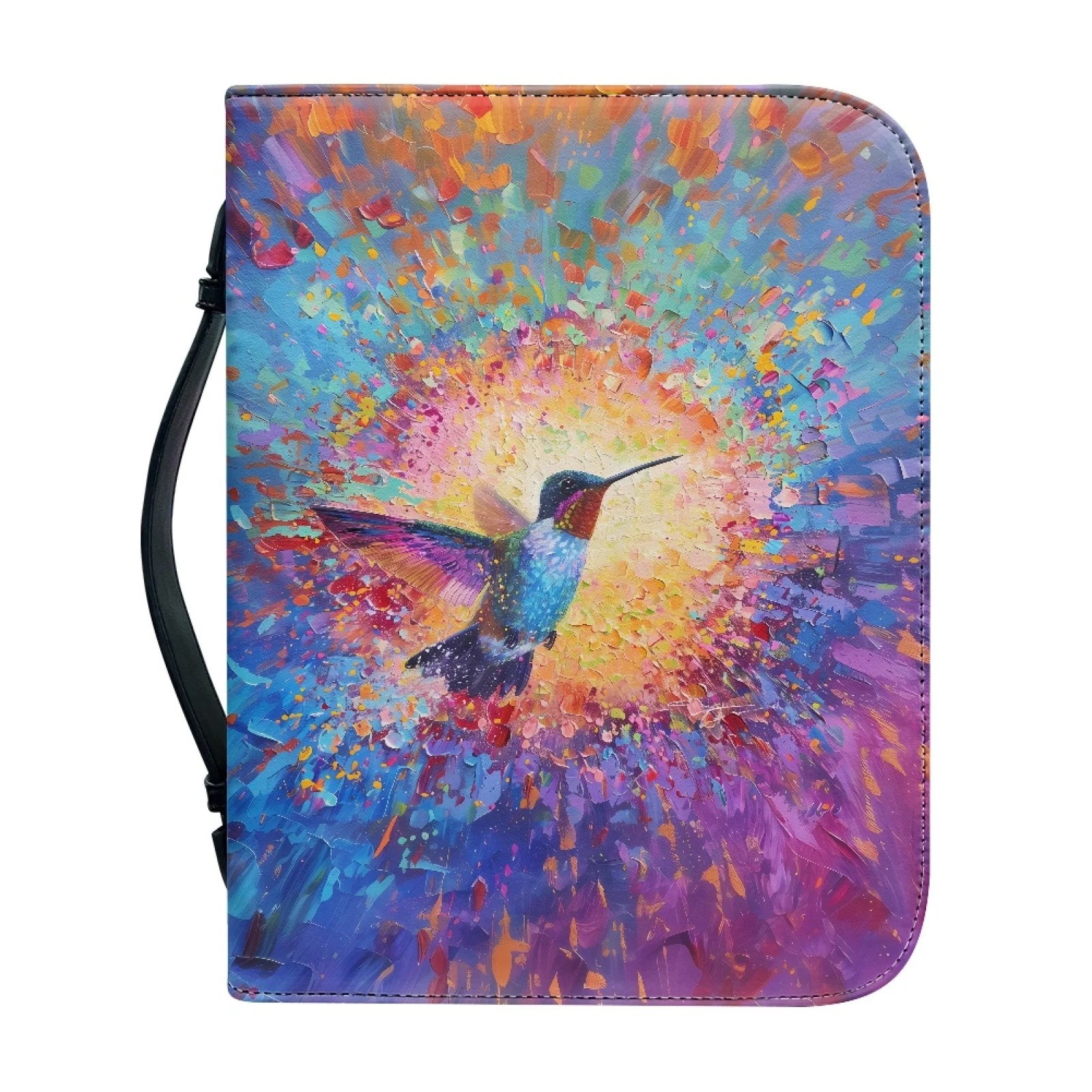 PENSTROLL Hummingbird New Trend Bible Book Covers PU Leather Practical Bible Covers for Adults