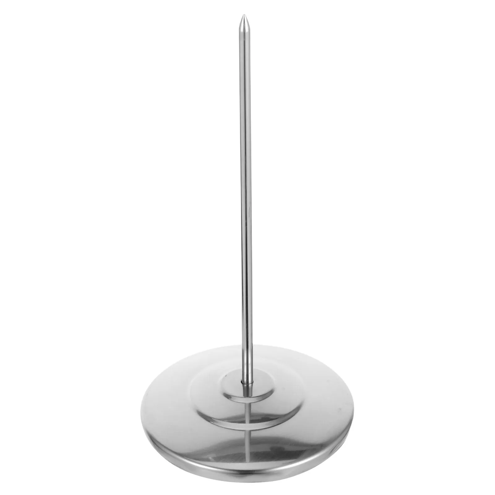 

Solid Stainless Steel Receipt Spike Non Slip Memo Holder Organizer Desk Ticket Stabber for Restaurant Bar Kitchen Office Hotel