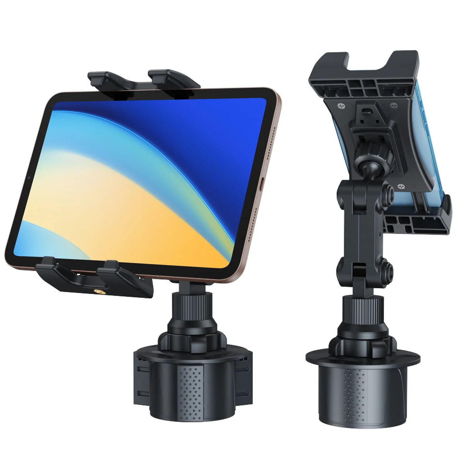 

Car Mount Car Cup Holder Phone Stand For 4.7-12.9" iPhone iPad Tablet Universal