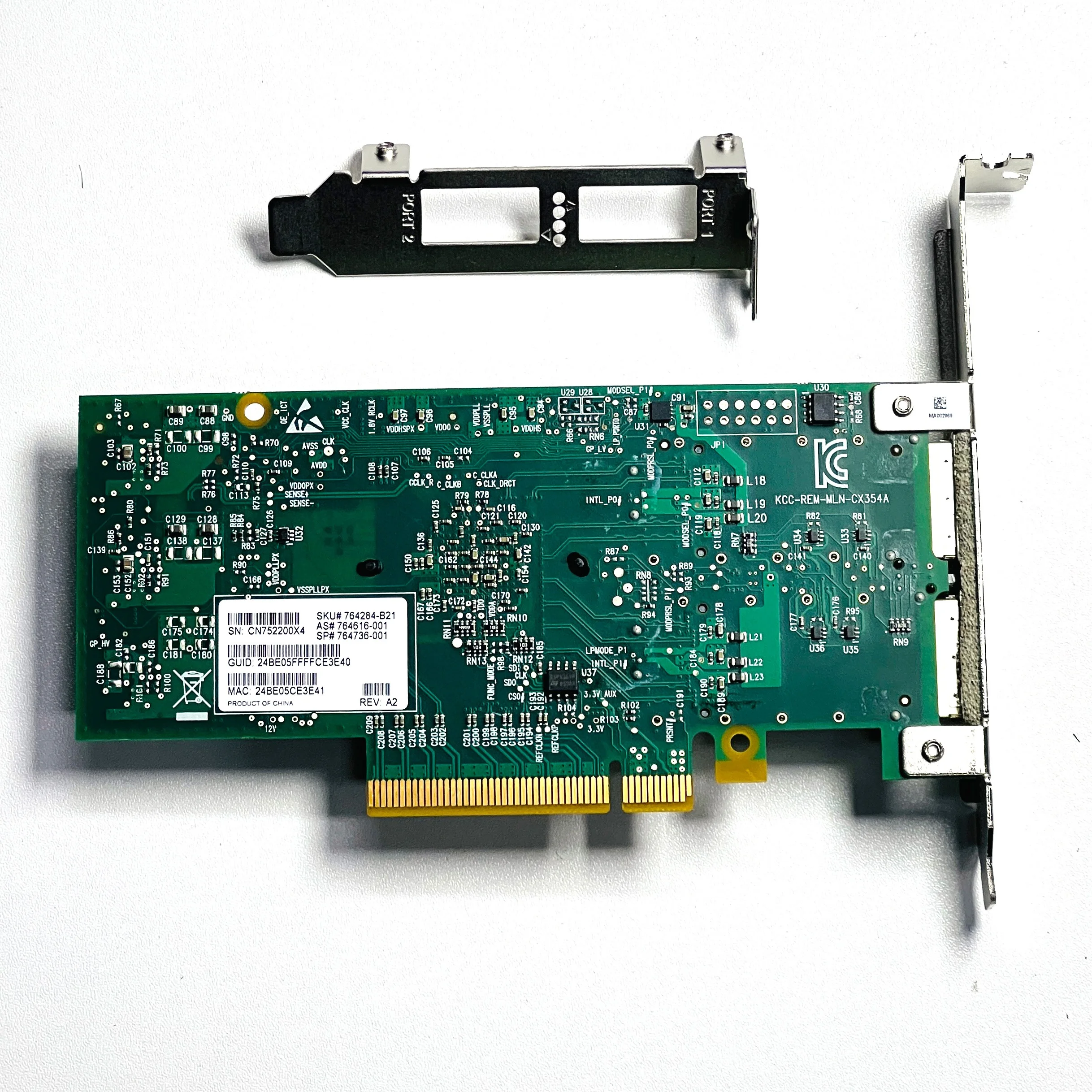 

HPE Mellanox MCX354A-FCBT CX354A 10/40GB 656089-001 661685-001 649281-B21 Ethernet Adapter