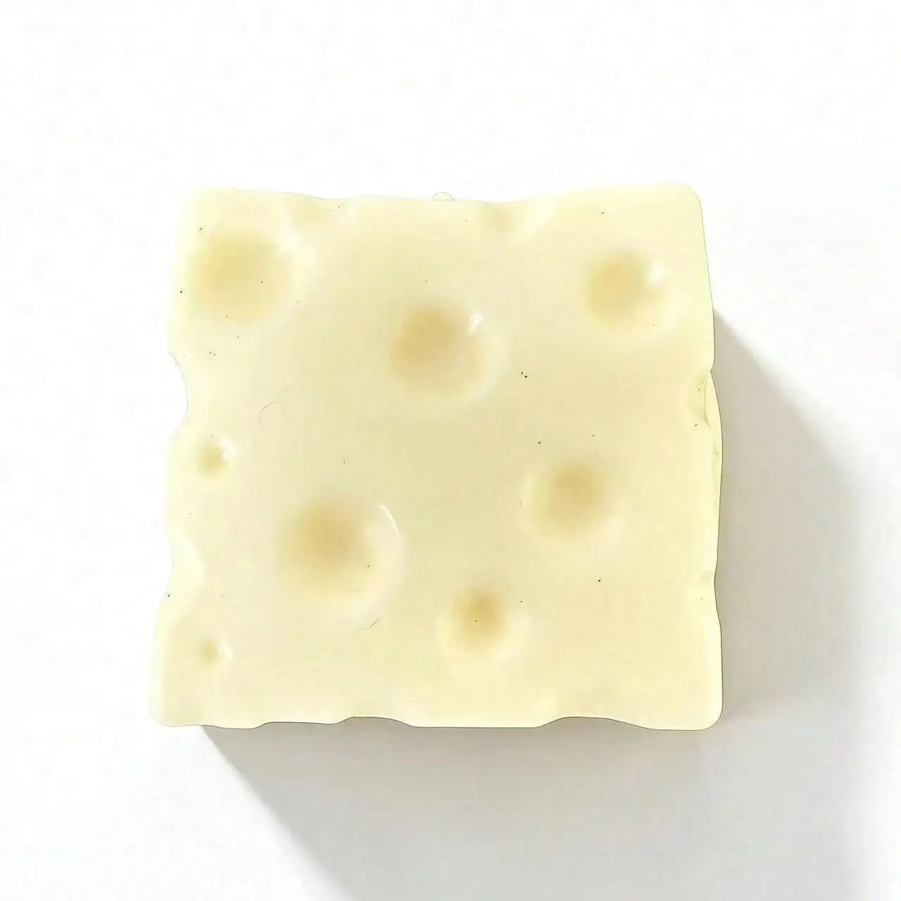DIY Unfilled Cheese Squishy Toy Ultra-thin Cheese Leather Case Squeeze Toy Flour Vaseline Fillable Stress Relief Fidget Toy ASMR
