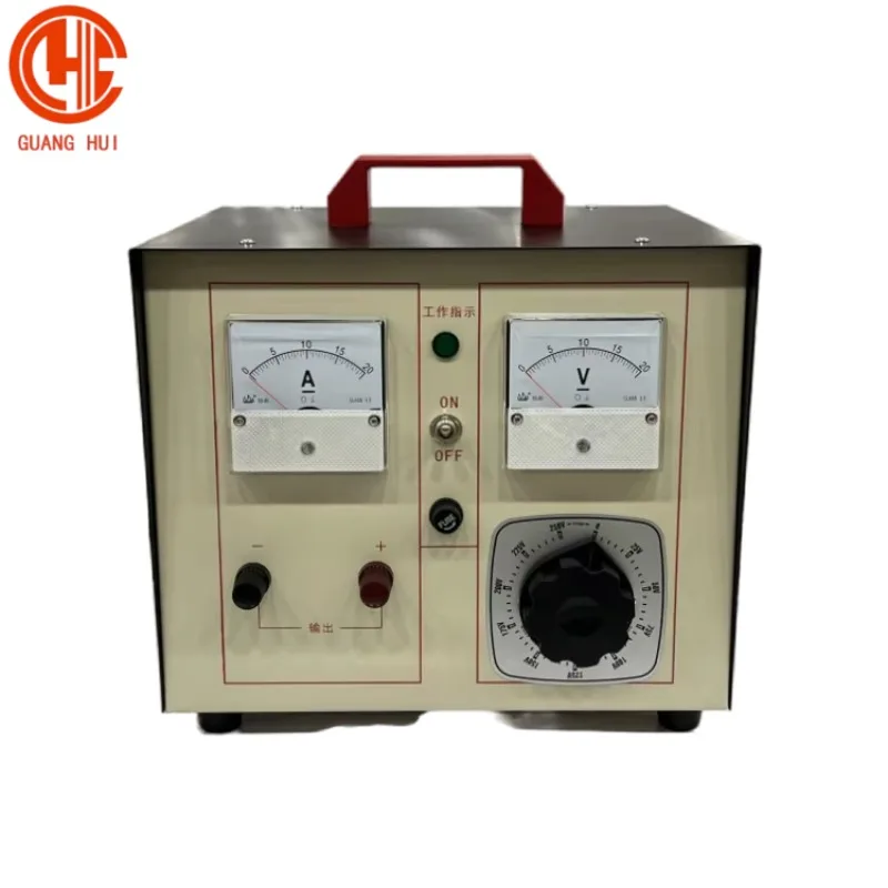 

High Frequency 220V 300W Gold Electroplating Machines Voltage Regulation 20A Metal Electric Gold Machine for Jewelry Making Tool
