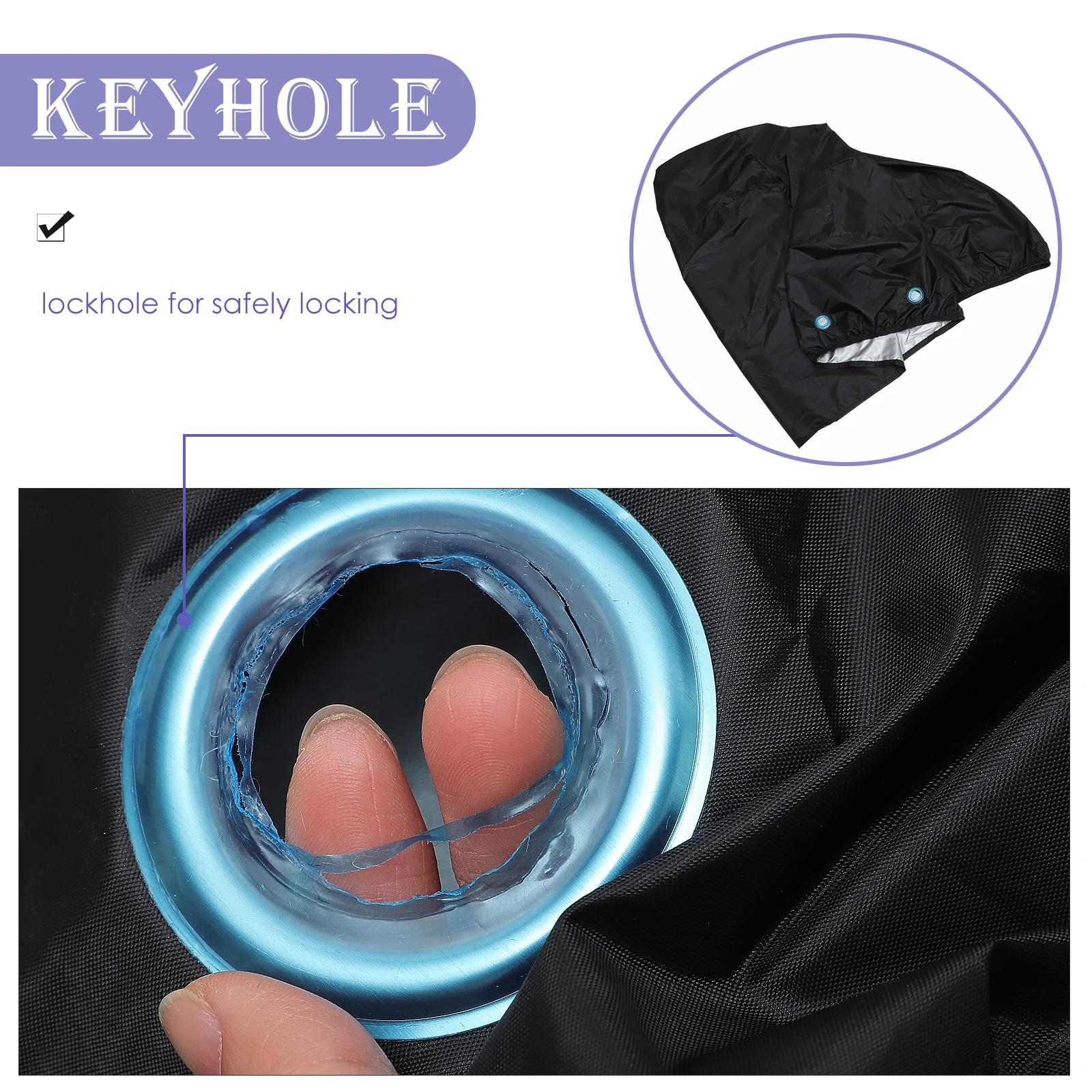 

1pc Waterproof Bicycle Cover UV Protection Bike Protector Outdoor Dust Proof Foldable Car Hood Lightweight Durable for Travel