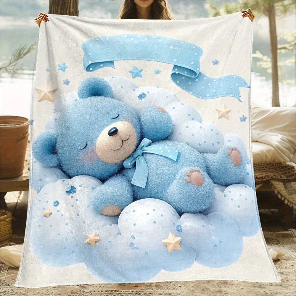 Weiche Flanelldecke, geeignet für Zuhause, Büro, Camping. Eine hervorragende Wahl für Halloween, Thanksgiving und Weihnachtsgeschenke.