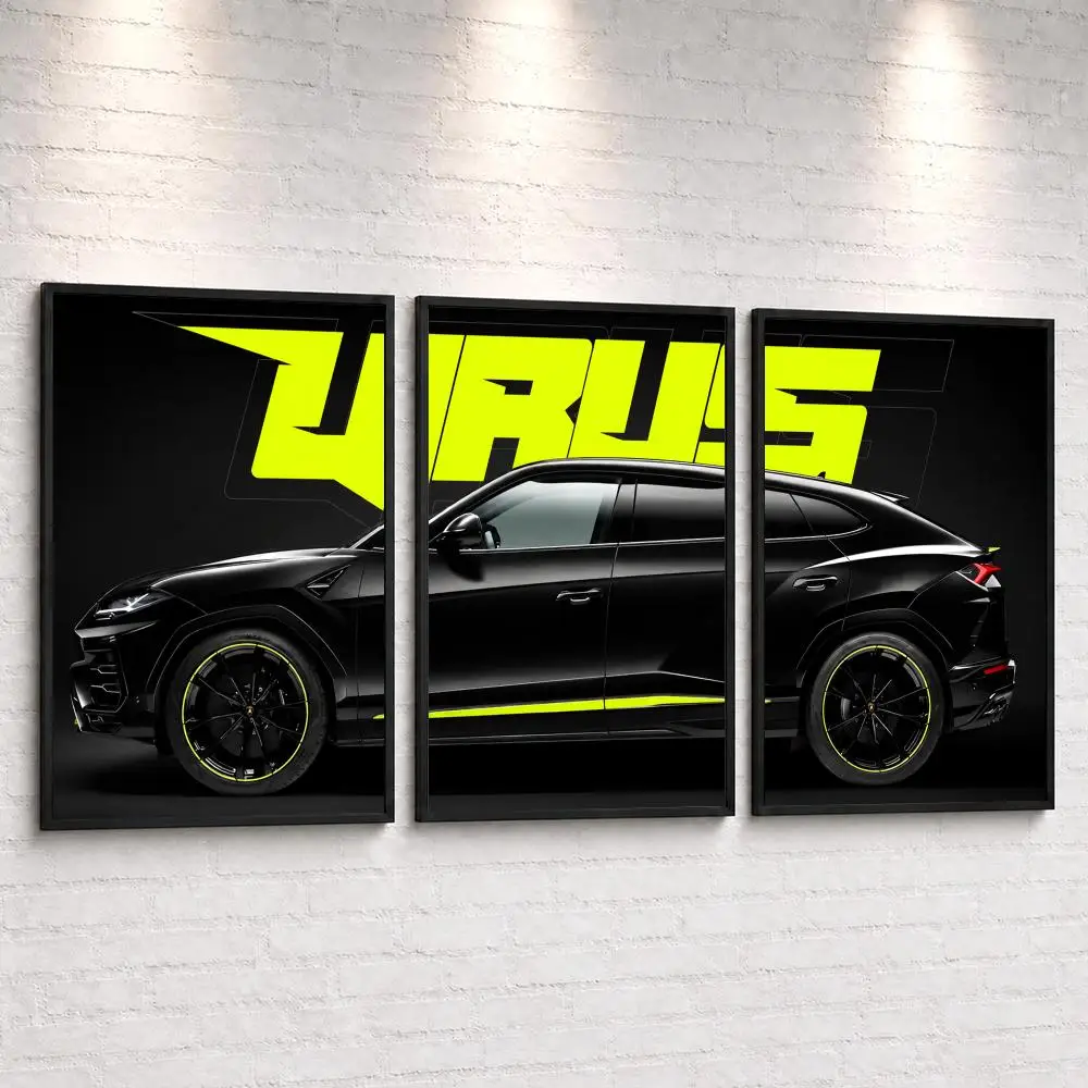 Luxury Off Road SUV Painting Calligraphy Canvas Poster Set Wall Artwork Prints for Bedroom Living Room Home Decor Gift