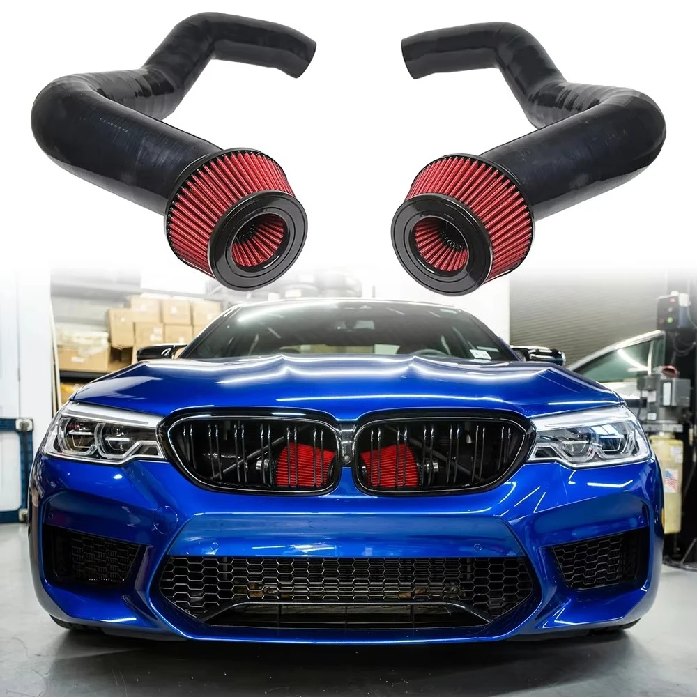 KYOSTAR 2020 + لـ F90 M5 M8 G30 2020 + M550I مجموعة مدخل الهواء البارد الأمامي الكامل أداء عالي التدفق مرشحات الهواء المنتج