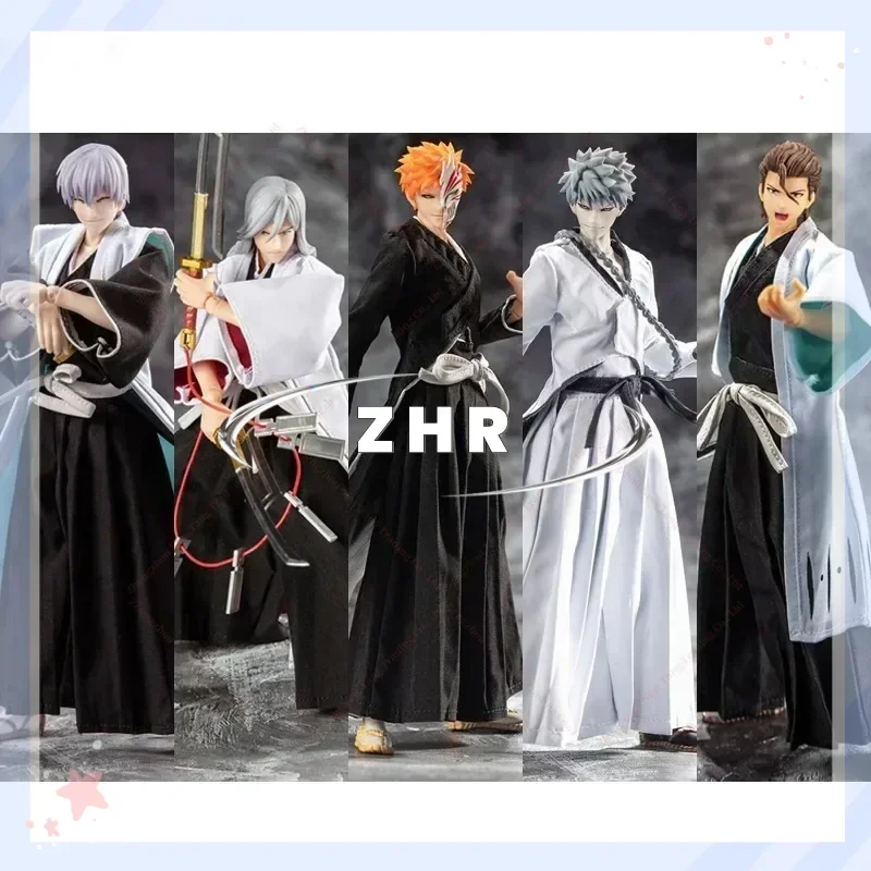 In Stock Dasin Great Toys GT Bleach Kurosaki Ichigo Aizen Sousuke Ukitake Jushiro Ichimaru Gin 18cm/7inch 1/10 SHF Action Figure