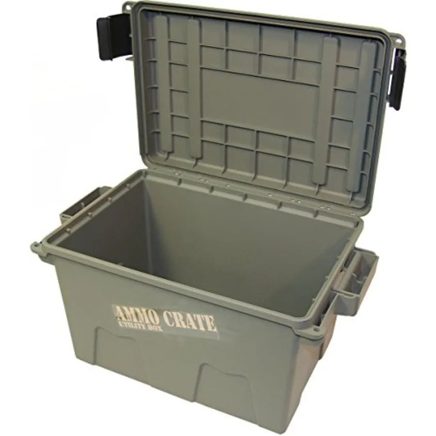 MTM ACR718 Ammo Crate Utility Box for Survival and Hunting Gear Storage with ORing Seal for WaterResistant Dry Storage Double P