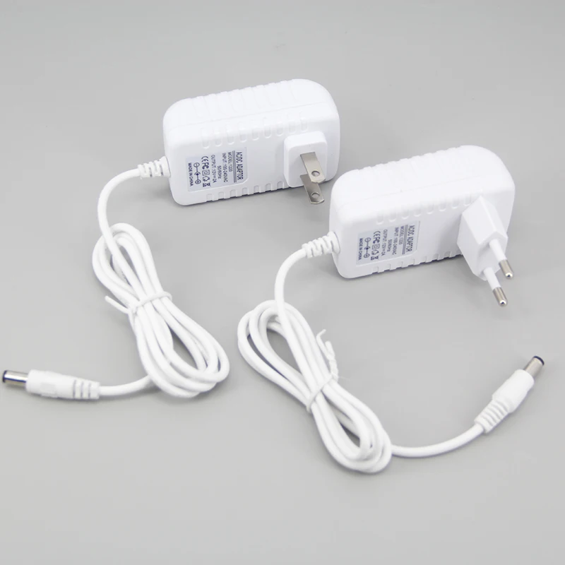 white EU US plug AC 110V-240V to DC 12V 2A 2000ma Power Supply transformer Adapter Switching Converter Charger For Strip Driver