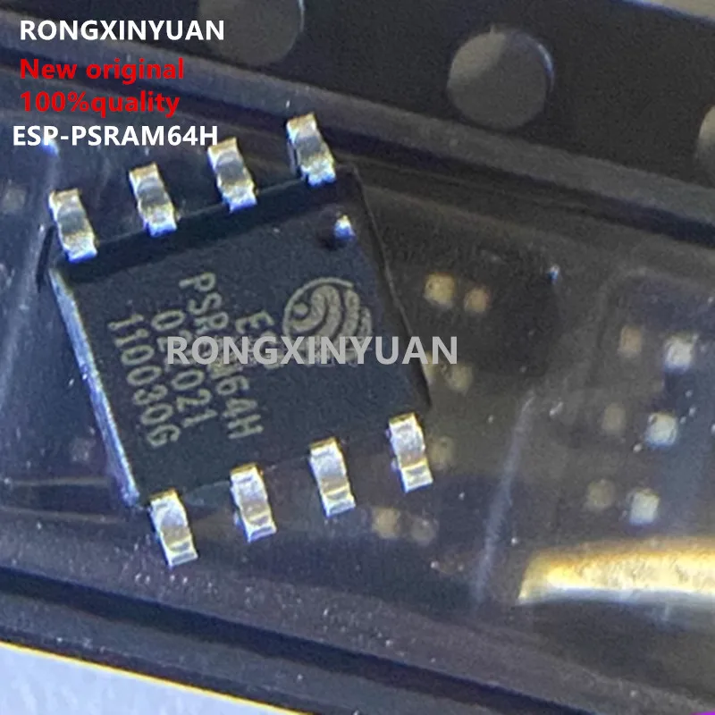 5pcs 100% New Original    ESP-PSRAM64H SOP8 3.3V 64Mbit   Pseudo static random access memory  chip