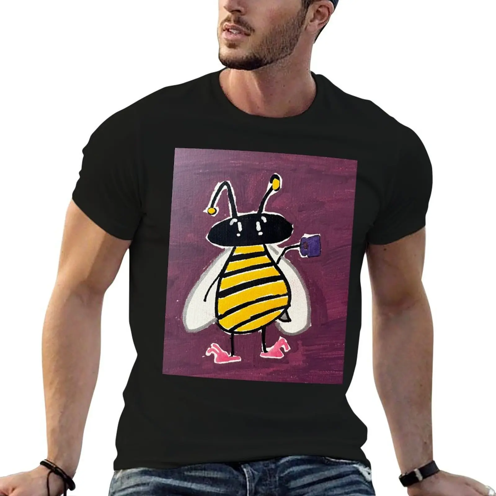 

Good Morning, Bee T-Shirt t shirt custom print t shirt man casual T-Shirt