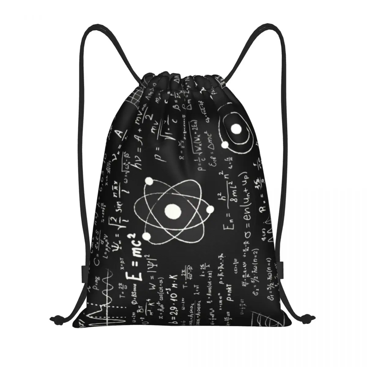 

Geek Math Teacher Drawstring Backpack Sports Gym Bag for Men Women Science Physics Shopping Sackpack