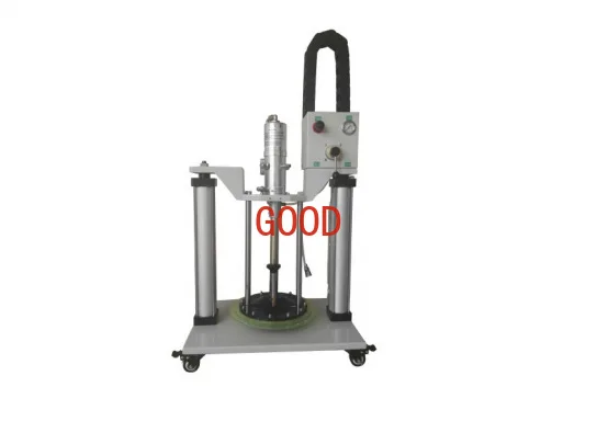 Double column pneumatic grease oiler butter filling machine High viscosity start plunger pump quantitative filling machine