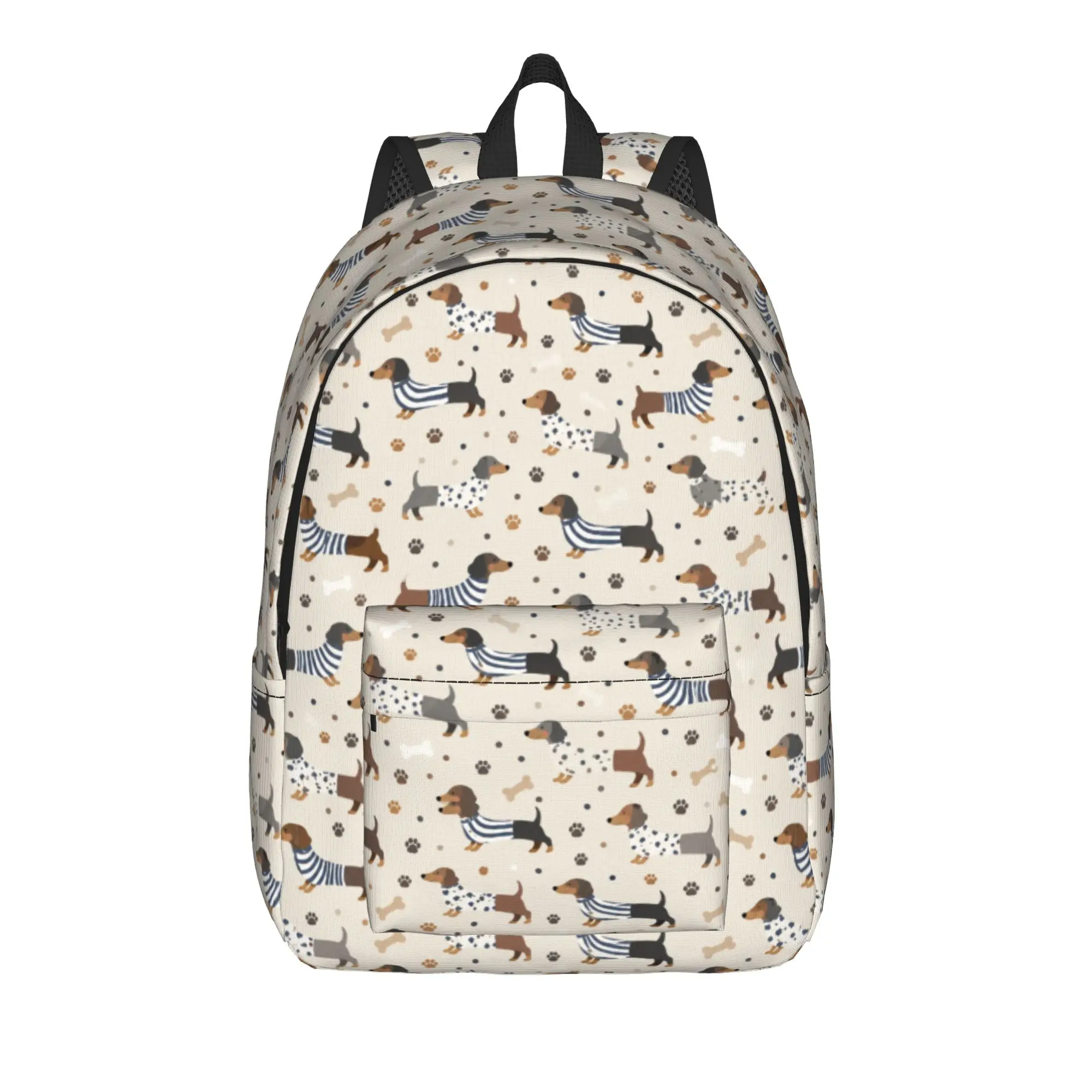 Dachshund Pumpkin Harvest Backpack  Fashion Backpacks Student University Durable High School Bags Custom Rucksack