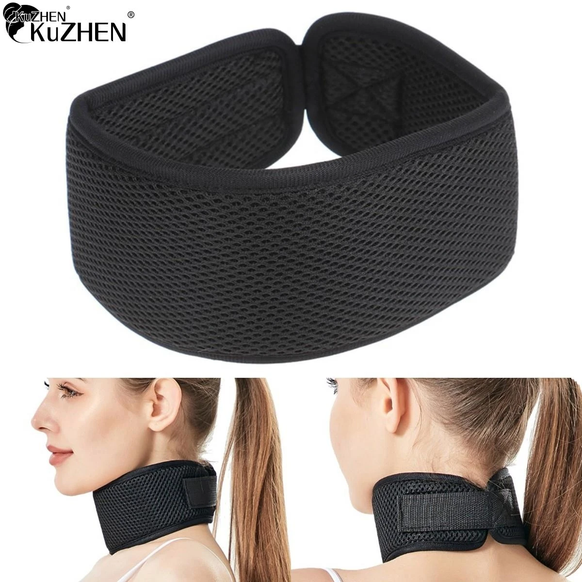 

Adjustable Neck Brace Foam Cervical Collar Soft Support Collar for Men, Women Sleeping Relieves Pain and Pressure in Spine