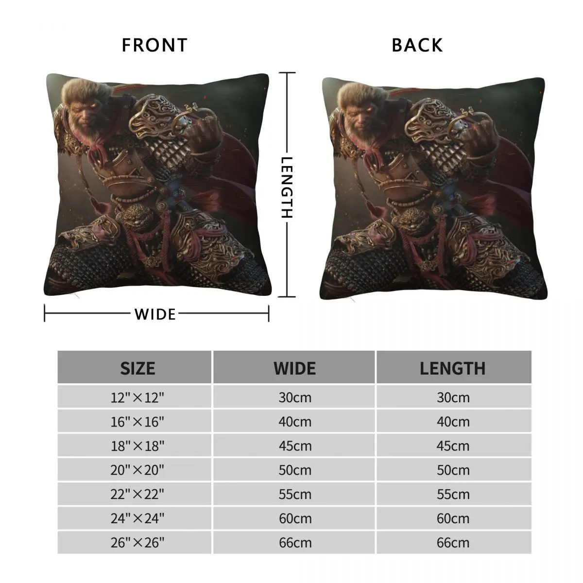 OnePiece Pillowcase Proof Pillow Cover For Bedroom guest room children's room recreational vehicle vacation home Hotel WuKong